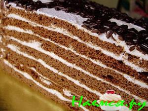 Шоколадный медовик