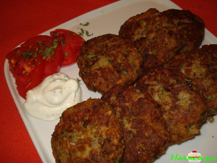 Баклажанные котлетки Баклажанные котлетки