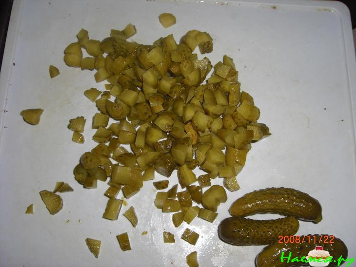 Салат из говяжьей печени с... тем, что нашлось