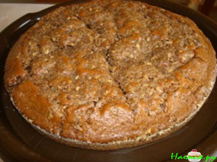 Сметанно-ореховый пирог