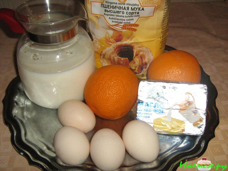 Апельсиновые блины с апельсиновым же соусом Апельсиновые блины с апельсиновым же соусом