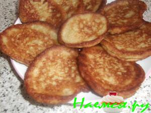 Сладкие кабачковые оладьи