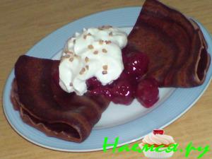 Блины шоколадные "Шварцвальд" (День второй..)