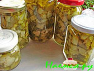 Кабачки прянные на зиму