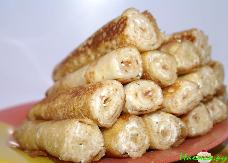 Заварные блинчики на кефире