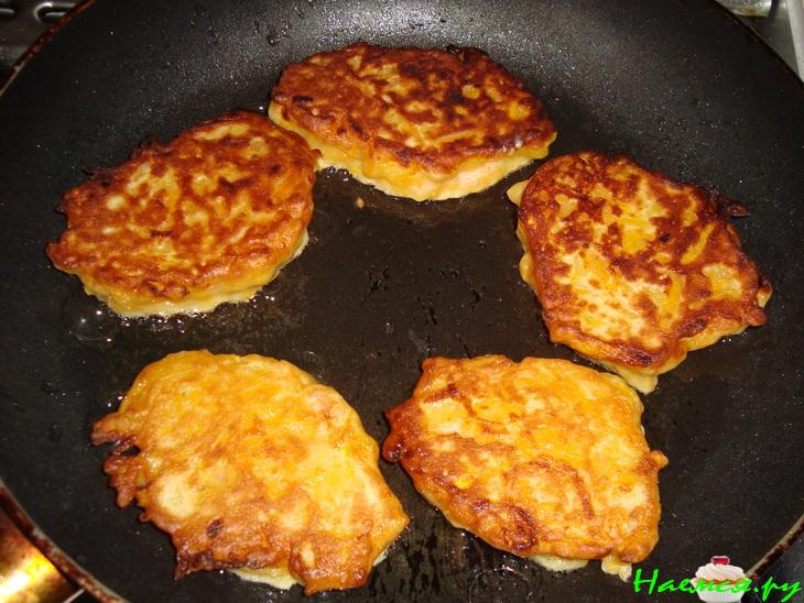 Оладьи из тыквы на завтрак