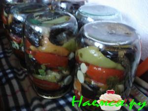 Баклажаны с овощами