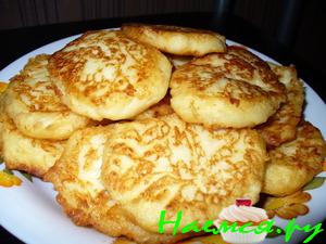 Картофельно-Сырные оладьи  