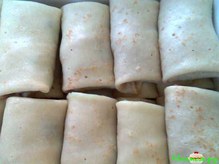 Блинчики с мясом и орешками