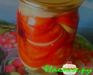 Томаты десертные в маринаде