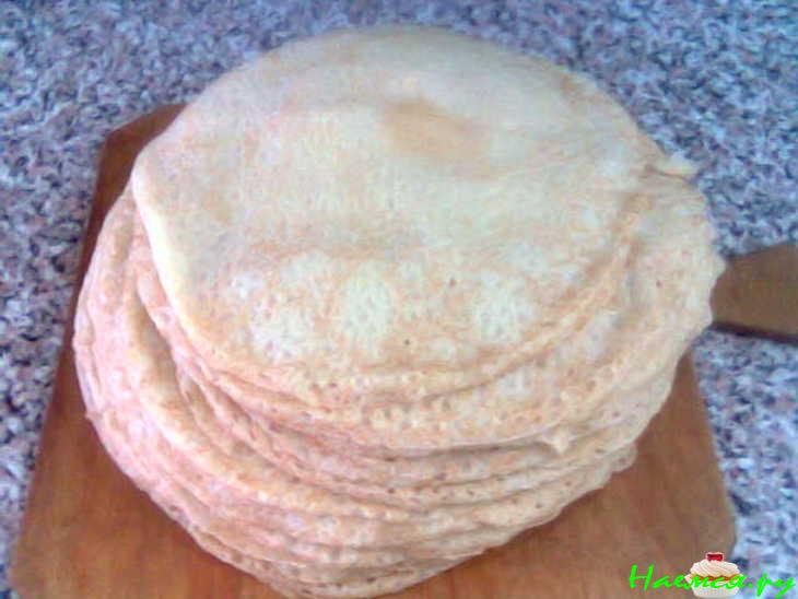 Блинчики с мясом и орешками