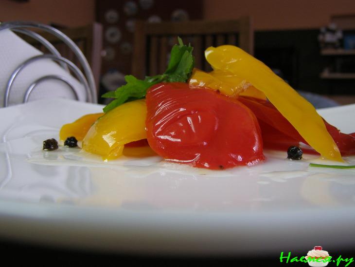 Маринованный перец с мёдом  