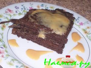 Шоколадно-бисквитные оладьи Шоколадно-бисквитные оладьи