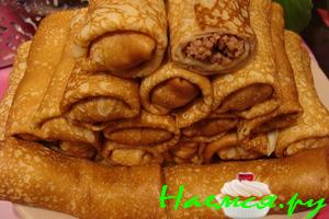 Блинчики с начинкой (налистники)