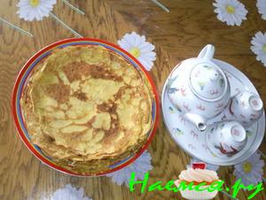 "Рыжие" блины (с тыквой)  