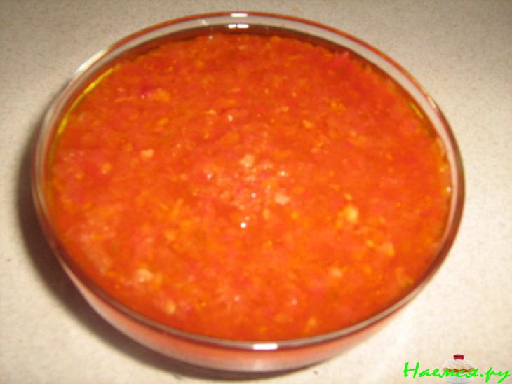 Аджика с яблоком