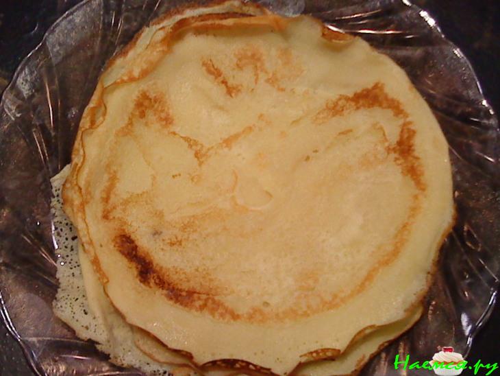 Блинчики с икрой и сыром