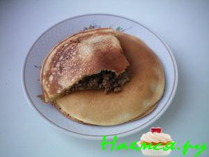 Нежнейшие блинные лепёшки с наполнением