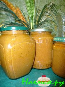 Икра из баклажан с грушей