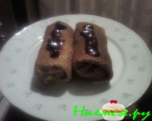 Блинчики с яблоками Блинчики с яблоками