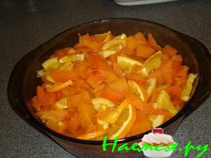 Консервированная тыква с апельсином