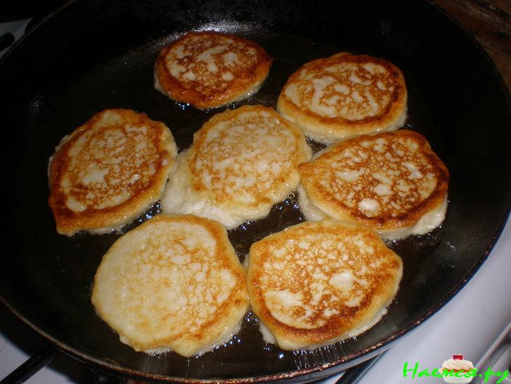 Сырники с яблоками