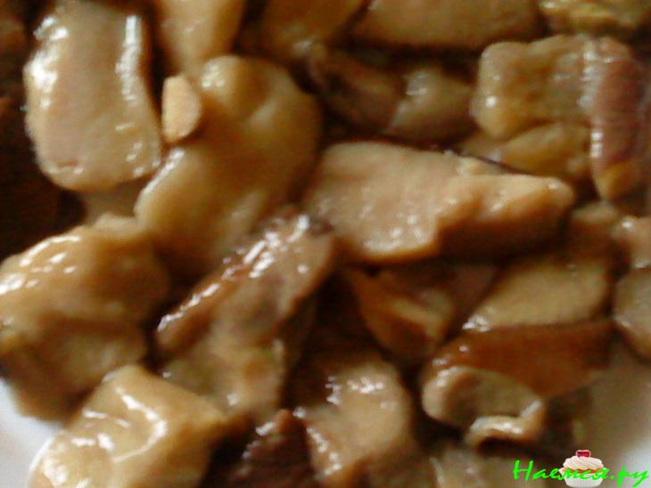 Блинчики в хрустящей корочке с грибной начинкой 