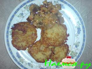 Оладьи грибные