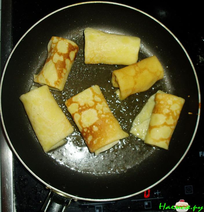 Блинчики с зефирно-банановой начинкой