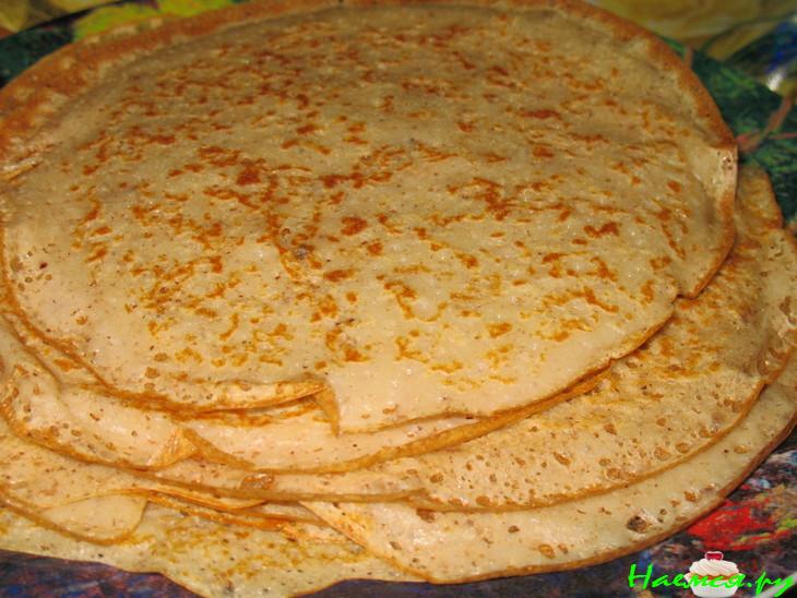 Гречневые блины на молоке