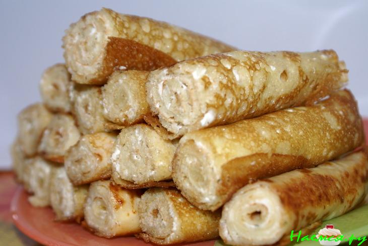 Заварные блинчики на кефире