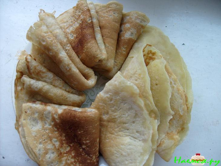 Блинчики на светлом пиве