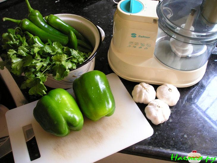 Приправа острая с зеленым перцем