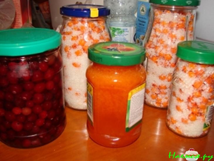 Витамины на зиму (облепиха и клюква)