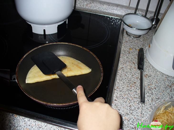 Блинчики с яблочной начинкой и апельсиновым ароматом