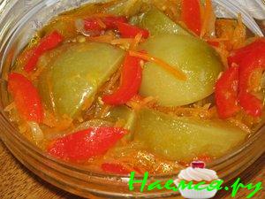 Салат из зелёных помидор