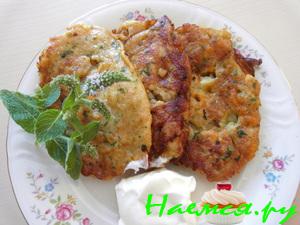Оладьи из кольраби домашние