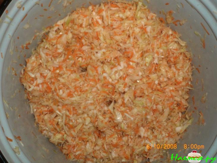 Салат с капустой на зиму