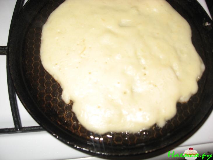 Блинчики картофельные с капустно-морковной начинкой  