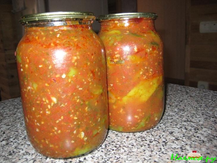 Готовимся к зиме. Горький перец в томате 