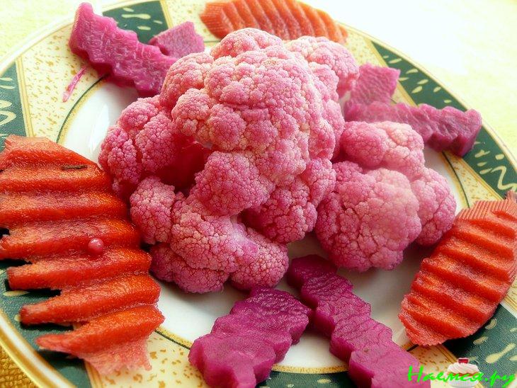 Цветная капуста и другие овощи маринованные в фиксе овощном