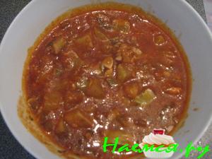 Кабачки с болгарским перцем в томате на зиму