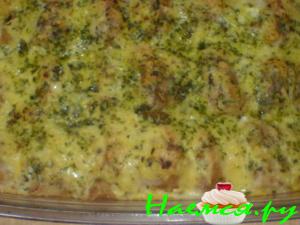 Блинная запеканка "Cordon bleu"