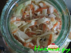 Капуста с хреном маринованная за 3 часа Капуста с хреном маринованная за 3 часа