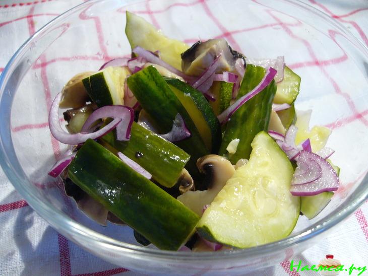 Овощная салатная смесь, малосольная