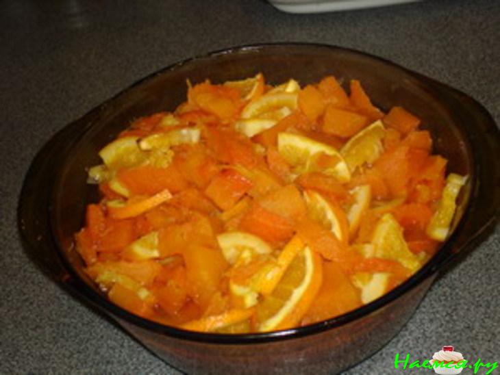 Консервированная тыква с апельсином