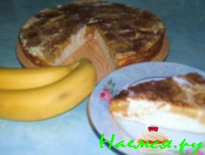 Бананы с творогом