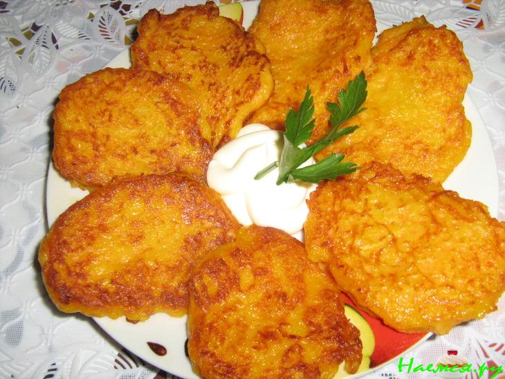 Оладушки из тыквы "Золотистые"