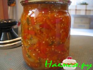 Салат овощной на зиму