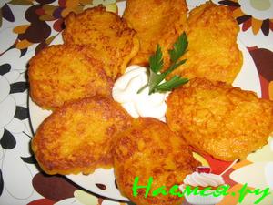 Оладушки из тыквы "Золотистые"